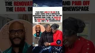 Tyler Perry Steps In to Help Elderly Couple Scammed by Contractor  Pays Off Their $60K Loan! ️