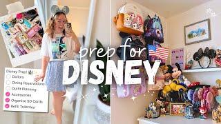 DISNEY WORLD PREP!  running errands, outfit planning & logistics • our 2025 plans & itinerary ️