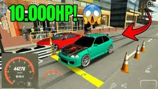 10000HP Honda Civic Racing - Car Parking Multiplayer