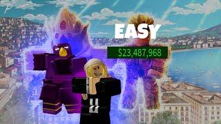 (JoJo Blox) HOW TO GET MONEY/YEN!!! 1000000 Per Hour!