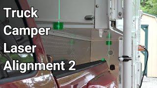 Truck Camper Laser Alignment 2