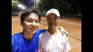 (台湾・テニス)台中市の蓬勃網球學院での練習②（ボレーボレー）/【Tennis】Play @Hope Tennis Academy Taiwan(Volley volley)[LULUDIA]