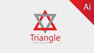 Illustrator Logo Design Tutorial || Logo Design Illustrator || Triangle Logo design || Al Hamd Zone