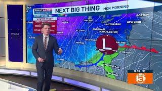 Tracking ice storm potential