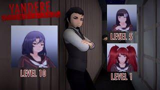 Beating YAKUZA MODE in Levels 1, 5, and 10!. -  Yandere Simulator Mission Mode.