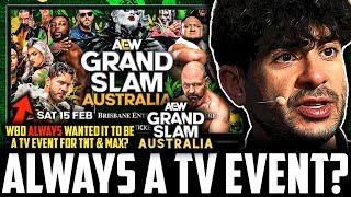 AEW Grand Slam Australia ALWAYS A TV Event Says Tony Khan? | Josh Alexander SCRAPPED WWE NXT PLANS?