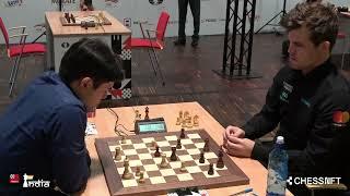 Hikaru Nakamura vs Magnus Carlsen | Final Round of the World Rapid 2021