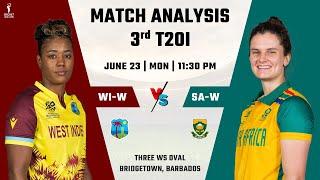 West Indies -W vs South Africa -W 3rd T20I Match PREDICTION | WI-W vs SA-W Dream11 Team