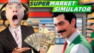 ДЕРЗКО НАБРАЛ КОНДИЦИИ В БИЗНЕСЕ / Supermarket Simulator | derzko69