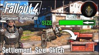 Fallout 4 | SETTLEMENT SIZE GLITCH - Settlement Building 101