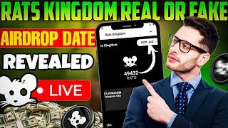 Rats Kingdom Airdrop Listing Date Revealed | Real or Fake? Price Update Live!