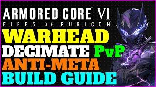 Armored Core 6 || Best Coral & Energy PvP Build! Anti-Meta (Decimate PvP)