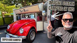 Super Rare CAR CAMPER At The Father’s Day Car Show. I WANT ONE!!!