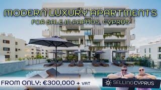 Modern luxury apartments for sale in Paphos, Cyprus.