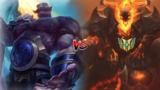 Braum onetrick vs. Top 100 Thresh onetrick in Asia server - Wild Rift Season 8