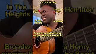 Broadways Joshua Henry singing beauty and the beast the musical #broadway #intothewoods