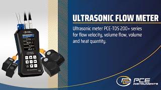 Ultrasonic Flow Meter PCE-TDS 200+ Series