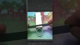 Making a Minecraft Creeper Pixel Art Ring #minecraft #clayart #polymerclay