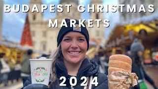 Budapest's BEST Christmas Markets | Trying Popular Hungarian Food