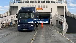  First-ever electric truck Channel crossing: Renault Trucks E-Tech T & Kuehne+Nagel