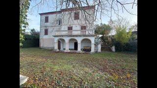 Elegant Art Nouveau villa full of character with 28.000 sqm of land for sale. Molise, Italy.