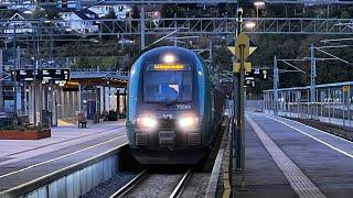 Norwegian Trains at Arna station (Vy, Vy Bergensbanen, Vy Vossebanen, CargoNet, OnRail & BLS Rail)