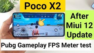 Poco x2 miui 12 update pubg gameplay fps test