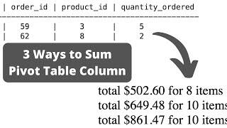 Eloquent: 3 Ways to Sum Pivot Column in Many-to-Many Relationship