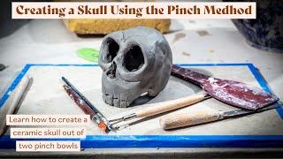 Skull out of clay