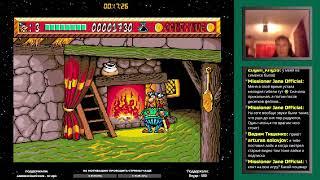 Asterix And The Power Of The Gods (Sega Mega Drive, Genesis) прохождение / стрим