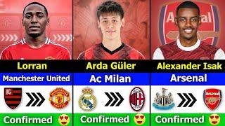 ALL CONFIRMED AND RUMOURS TRANSFER NEWS 2024!  FT. Mo Lorran to Manchester United