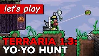 Terraria yo-yos, marble biome & achievements galore! | Terraria 1.3 gameplay part 2