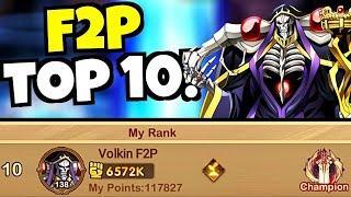 TOP 10 CHALLENGER F2P!!! AFK ARENA