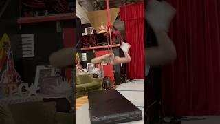 How dizzy would you get doing this?  #aerial #aerialist #spinning