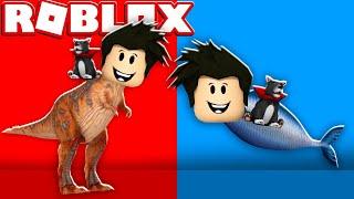 LOKIS PEIXE VS DINOSSAURO | Roblox - Would You Rather