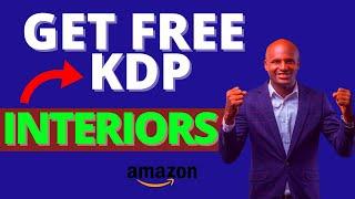 GET FREE KDP INTERIORS - Amazon KDP Interior Templates for low content books “KDP" (Amazon)