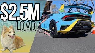 2.5 Million Dollar Load: Lamborghini STO, Rolls-Royce & Porsche Delivered!