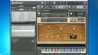 Loading and Playing Instruments with Native Instruments Kontakt 4
