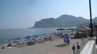 Beach at Koktebel Crimea 2015