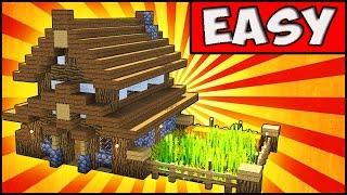 Simple, Compact and Cute Survival House - Minecraft Tutorial