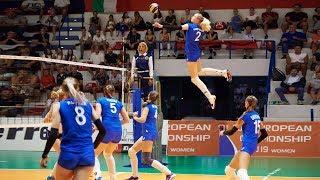 15 Years Old Tatiana Kadochkina - Amazing Volleyball Player (HD)