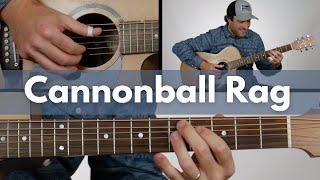 Cannonball Rag (Fingerstyle Guitar Cover by Brooks Robertson) | Guitar Lesson & Tutorial