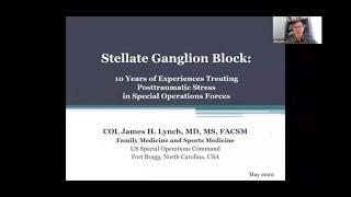 Stellate Ganglion Block with COL James Lynch