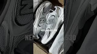 unboxing new balance 530 | white grey | everyday casual style sneakers