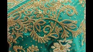 AR-146 Bridal Wear Designer Saree in Zardozi Work || Stone Work || Arang Saree || Wedding Wear