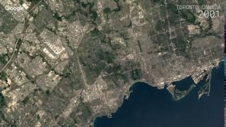 Google Timelapse: Toronto, Canada