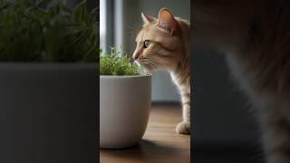 Why do cat eat grass? #catvideos #cat #cats @catcareandlifestyletips3372