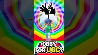 BEATING AN OBBY for *FREE UGC* on ROBLOX?! #roblox #dresstoimpress #robloxshorts