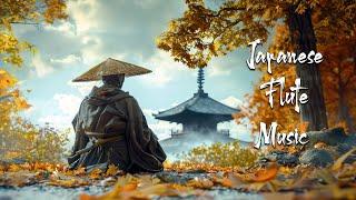 Autumn In Japanese Temple - Japanese Flute Music Meditation, Stress Relief, Healing, Deep Sleep