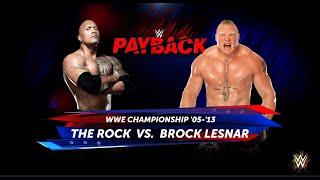 The Rock vs Brock Lesnar | Epic Hell in a Cell Showdown! WWE 2K24 #trending #viralvideo #wwe #video